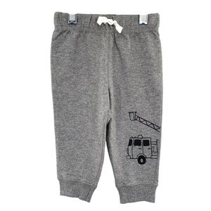 Carter's Infant Firetruck Sweatpants Joggers Size 9 Months